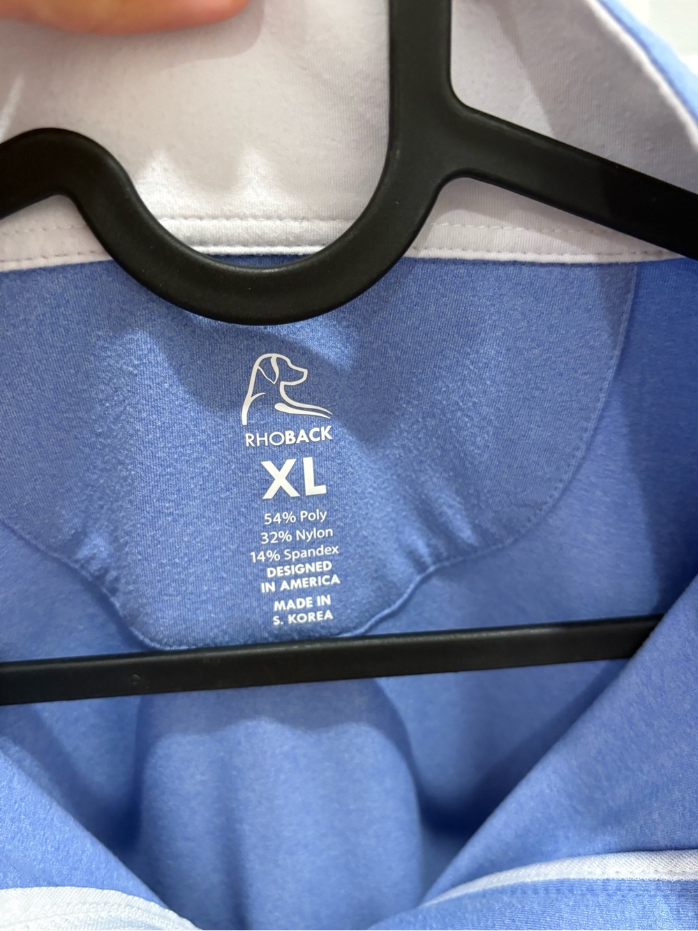 Rhoback Light Blue Quarter-Zip Pullover - Picture 3 of 7